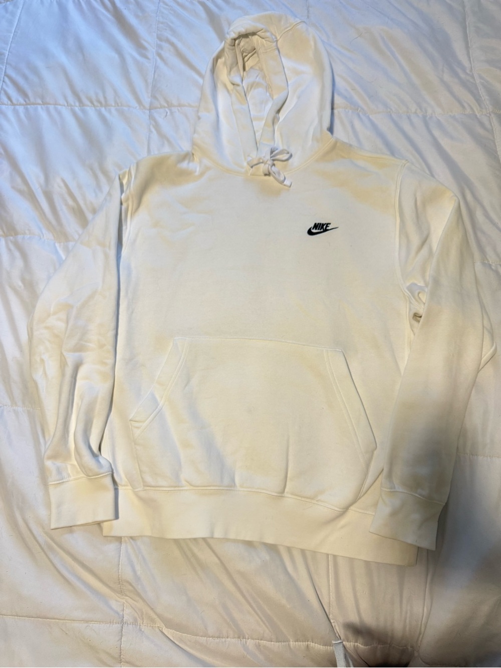 Nike Men’s White Hoodie